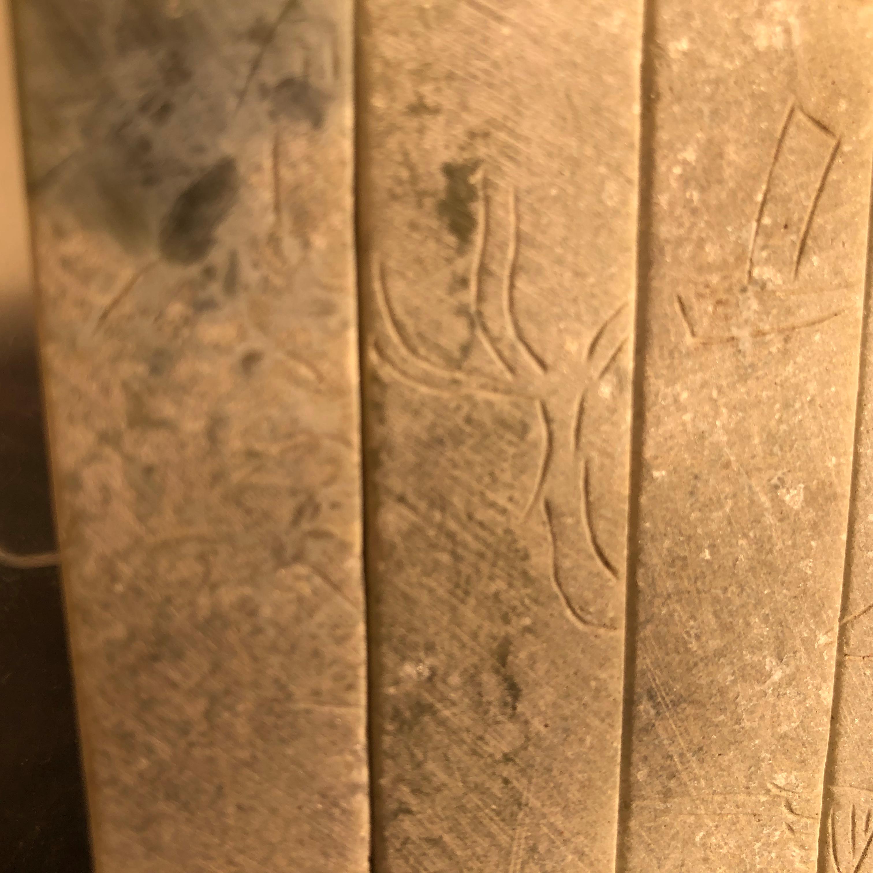 China Ancient Jade Set Four Engraved Tablets, 475-221 BC 9