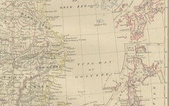 China and Japan Map with Korea – Nieuwe Hand-Atlas, Leiden 1876