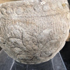 China Antique Stone "Flowers" Cachepot