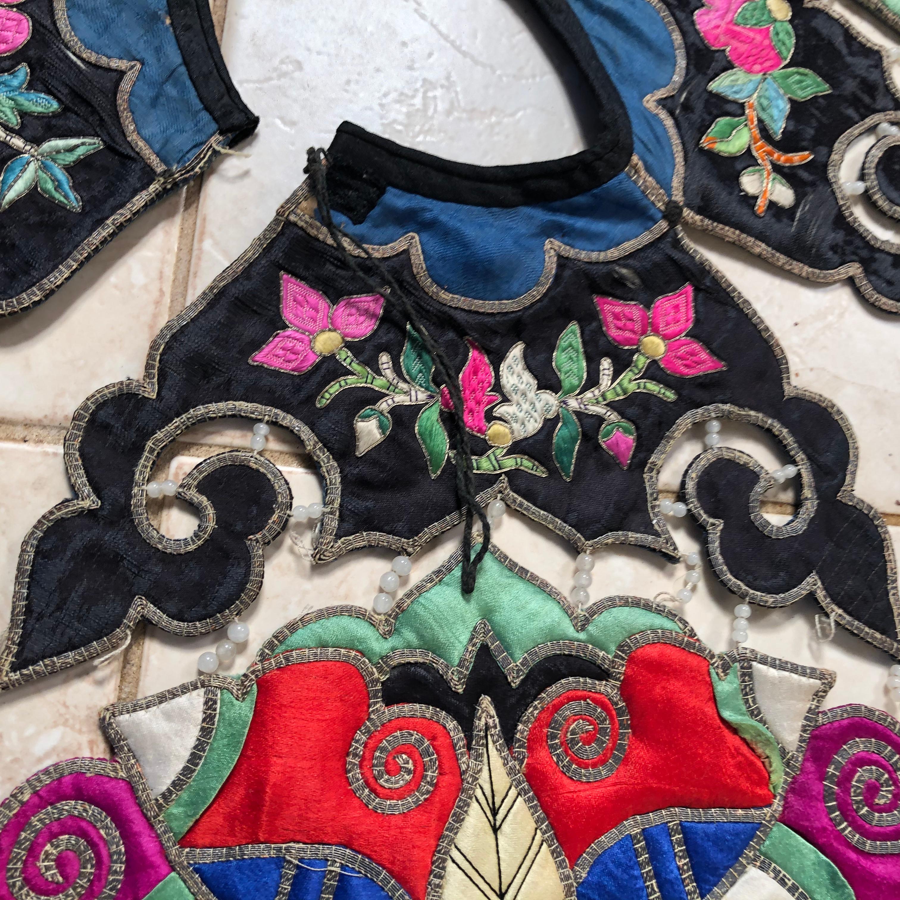 China Antique Vibrant Colors Handmade Vest Textile 10