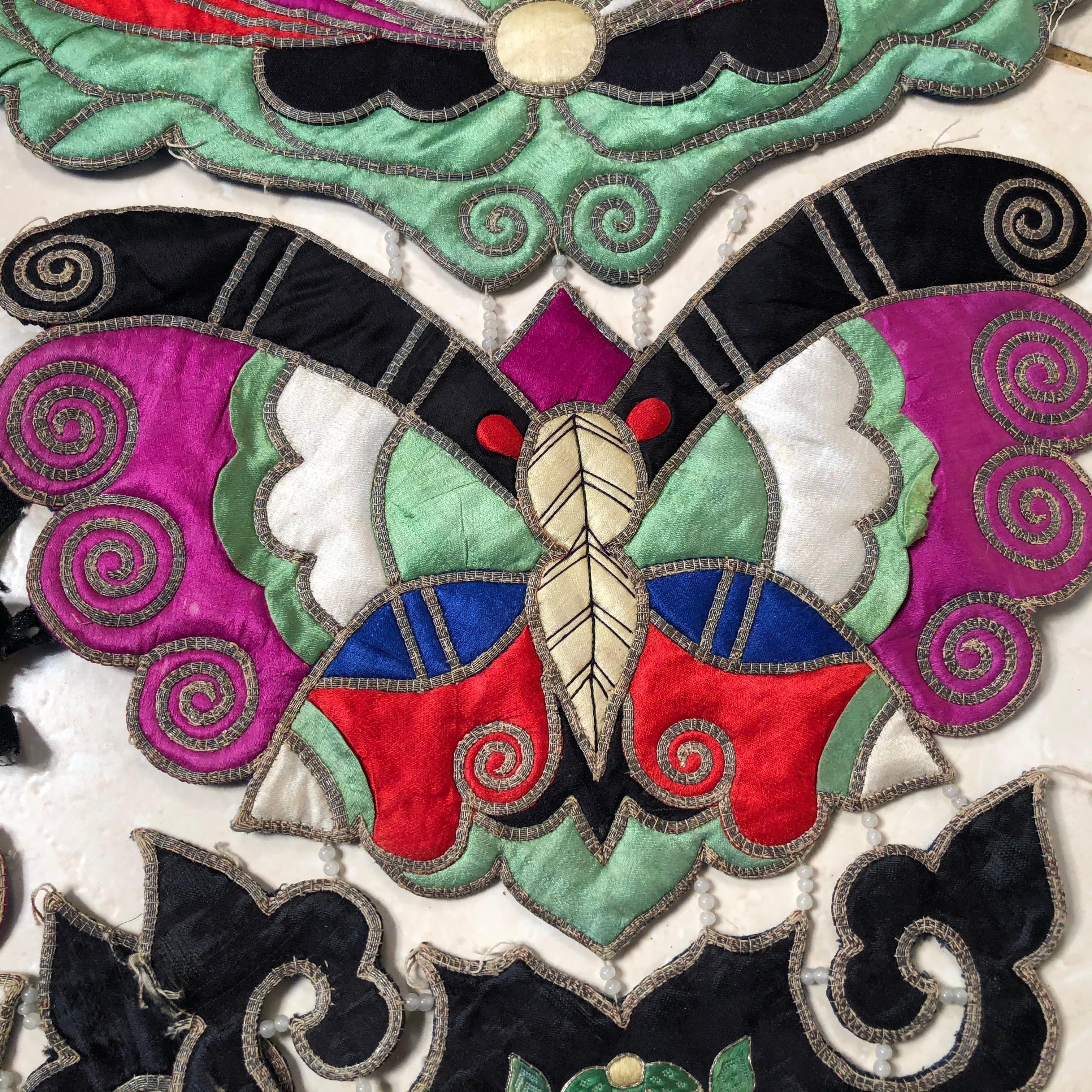 China Antique Vibrant Colors Handmade Vest Textile 2
