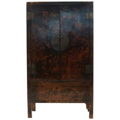 China Cabinet in Black Lacquer
