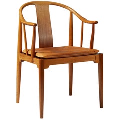 China Chair Designed by Hans J. Wegner for Fritz Hansen, Denmark, 1980s