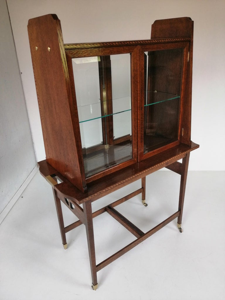 Austrian China Closet, Bar Secesja from 1900 For Sale
