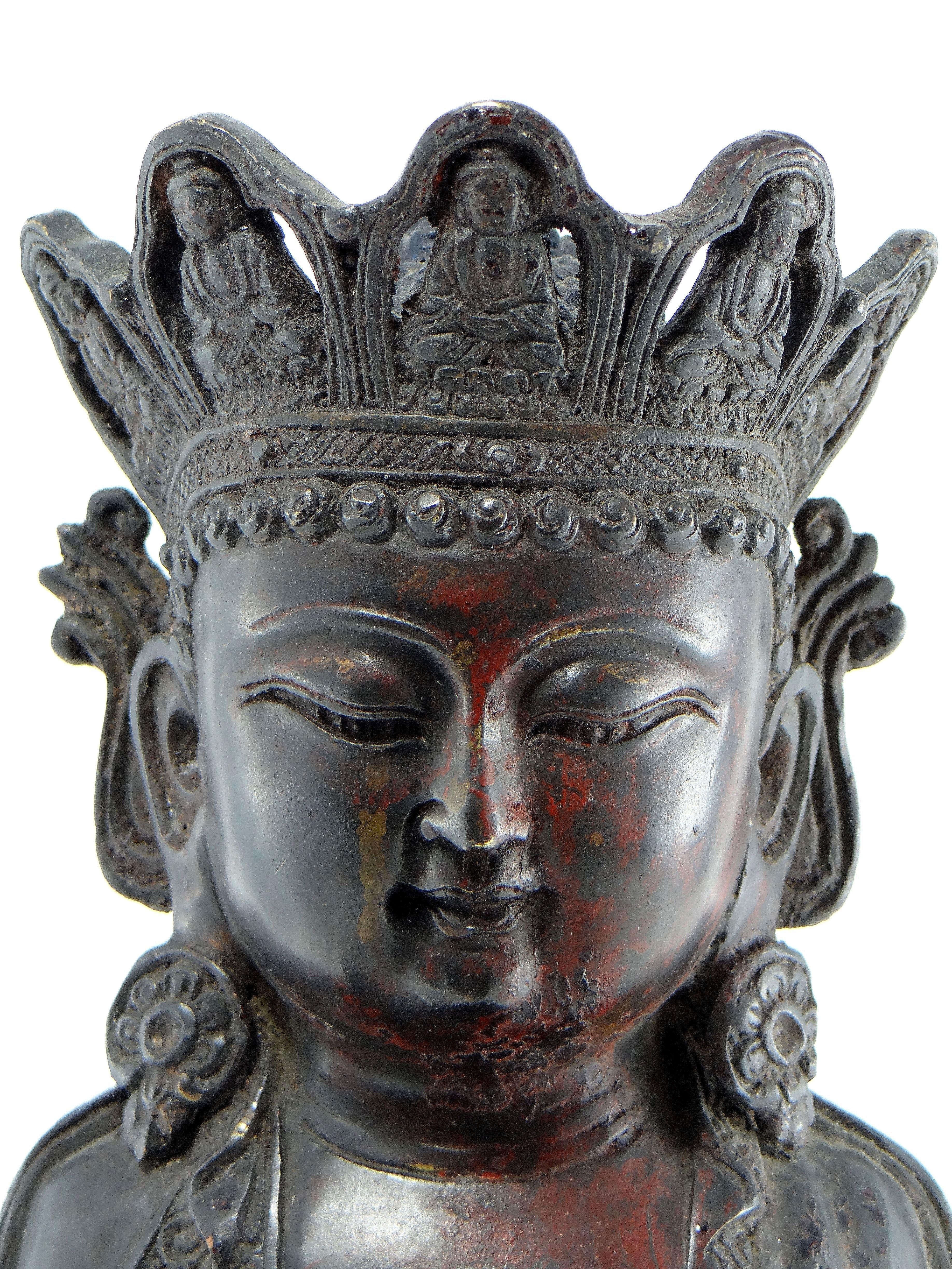 18th Century and Earlier China Eighteenth Century, Bronze Statuette of Bodhisattva in Ming Style