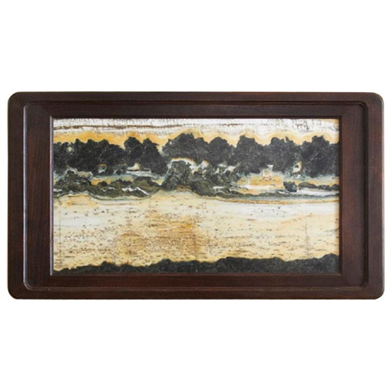 China Extraordinary Natural Stone Painting 19 Crags For Sale