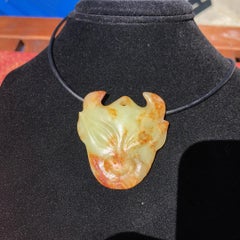China Jade Mask Pendant