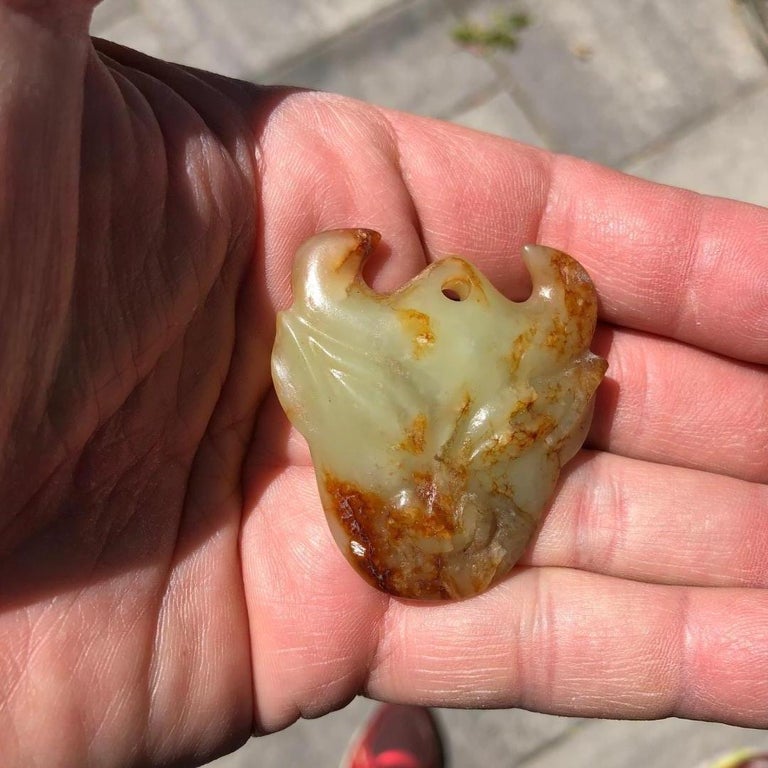 China Jade Mask Pendant at 1stDibs ming dynasty mask