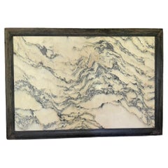 China Huge Stunning Natural Marble Stone "Painting" Magnificent Mountain Peaks 