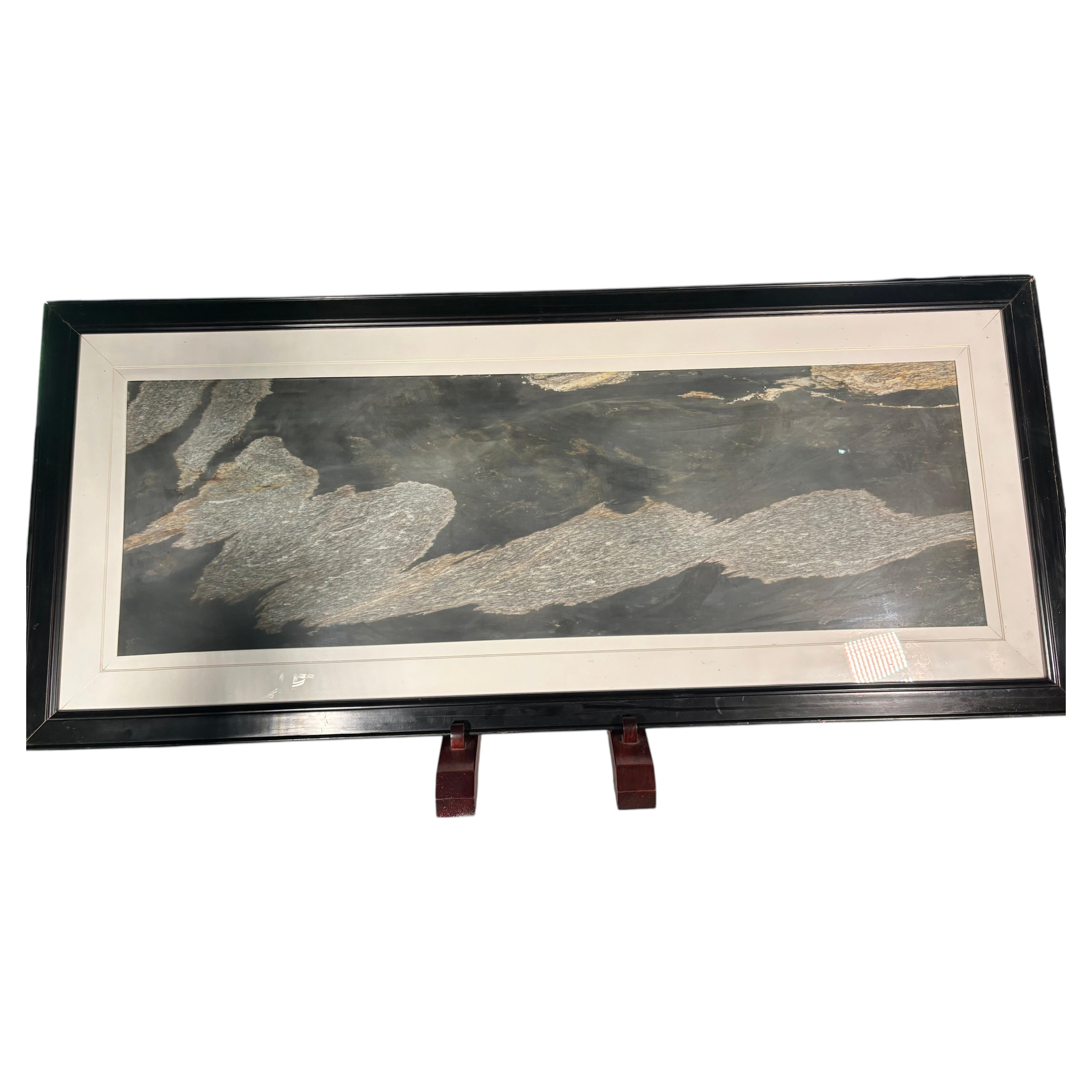 China Large Moonlight Mythical Dragon Dali Dream stone Painting, Published