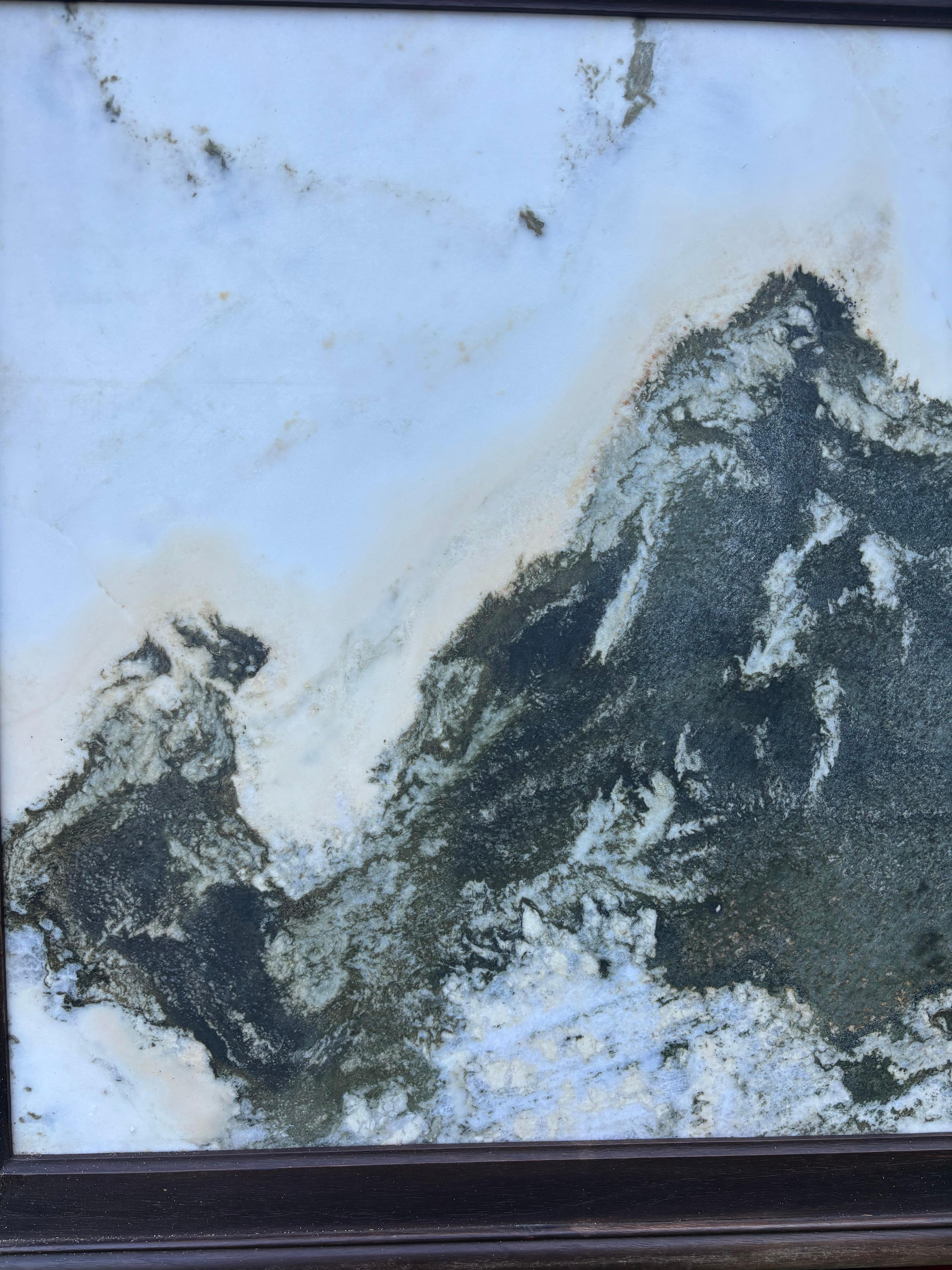 China Large Mountain Double Peak Natural Marble Stone 