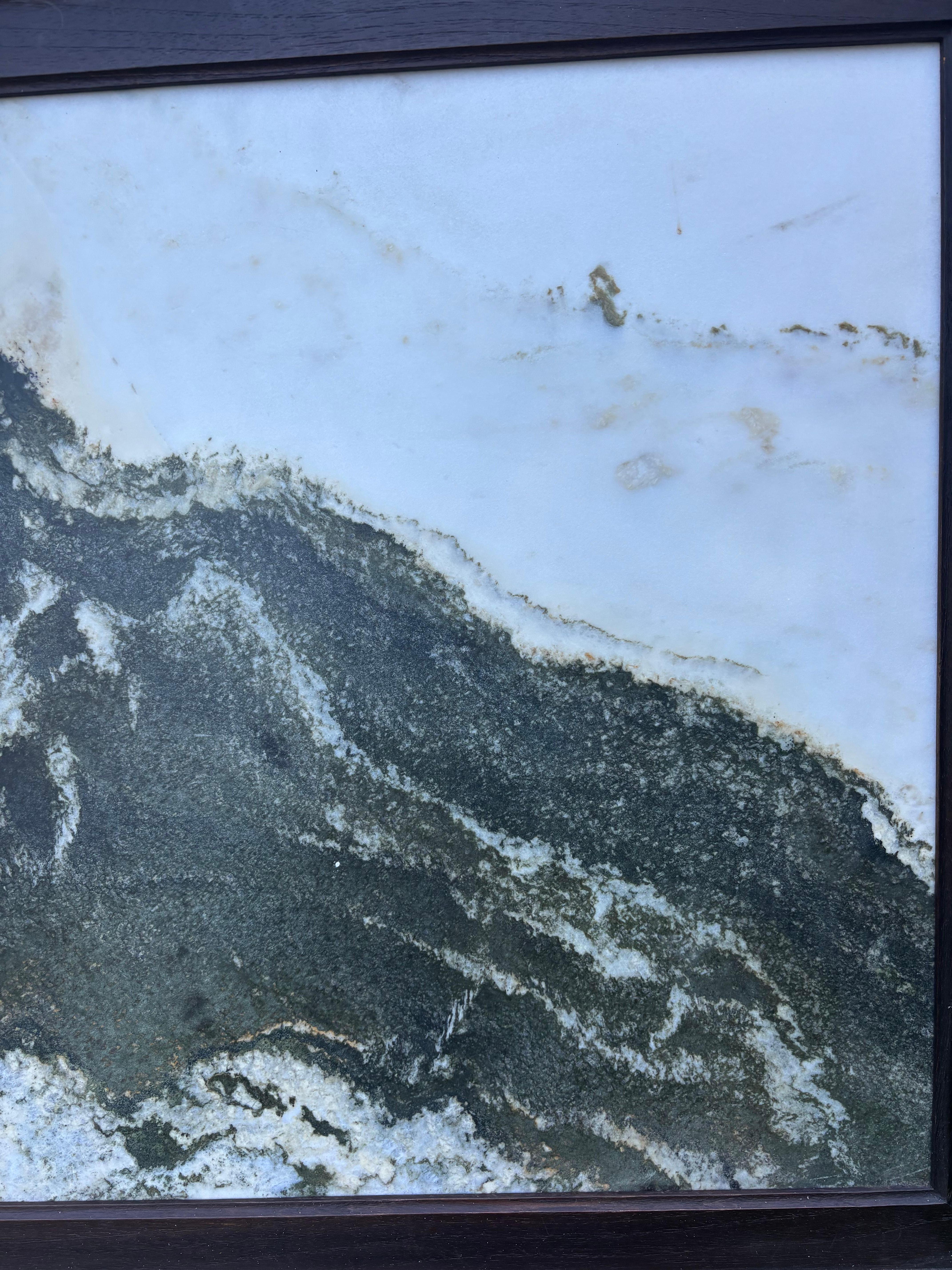 20th Century China Large Mountain Double Peak Natural Marble Stone 