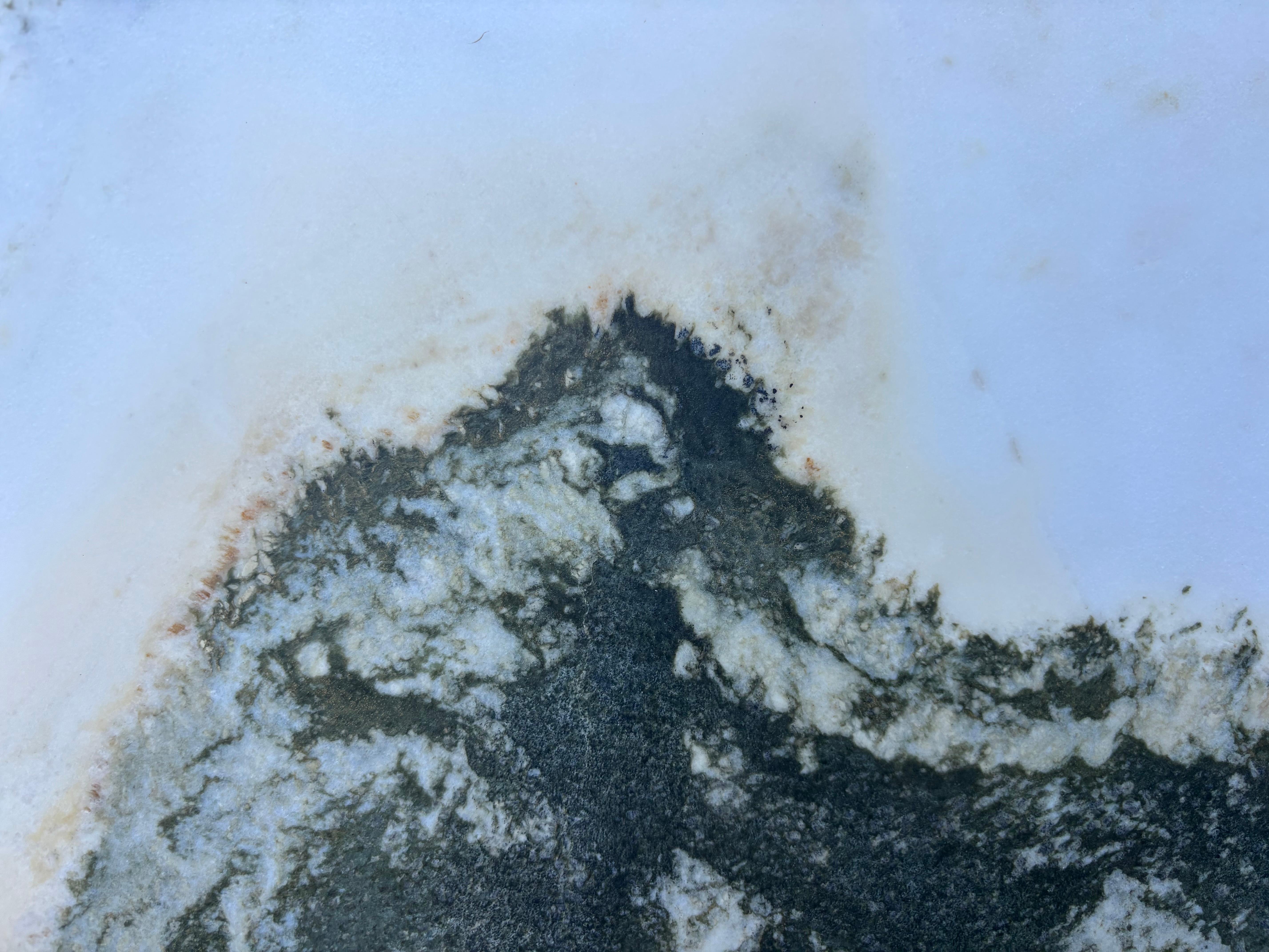China Large Mountain Double Peak Natural Marble Stone 