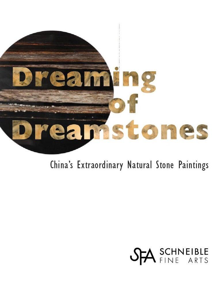 China Große atemberaubende Bergspitzen Naturmarmorsteine „Painting“  im Angebot 4