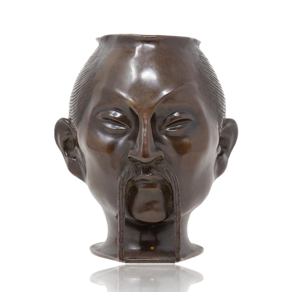 Autrichien Tankard China Man de Alfonso Canciani K. Kunst-Erzgiesserei en vente