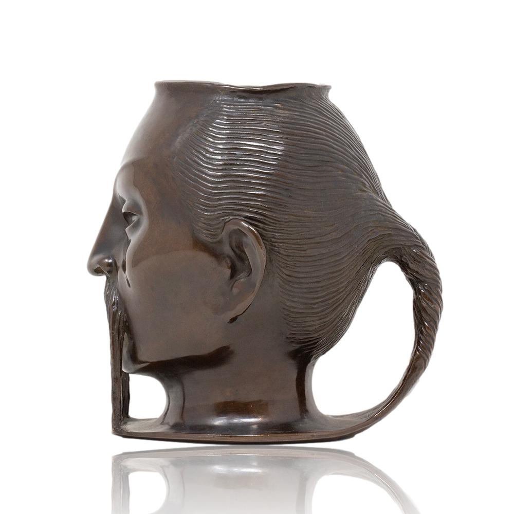 Tankard China Man de Alfonso Canciani K. Kunst-Erzgiesserei Bon état - En vente à Newark, England