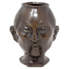 China Man Bronze Tankard von Alfonso Canciani K. Kunst-Erzgiesserei