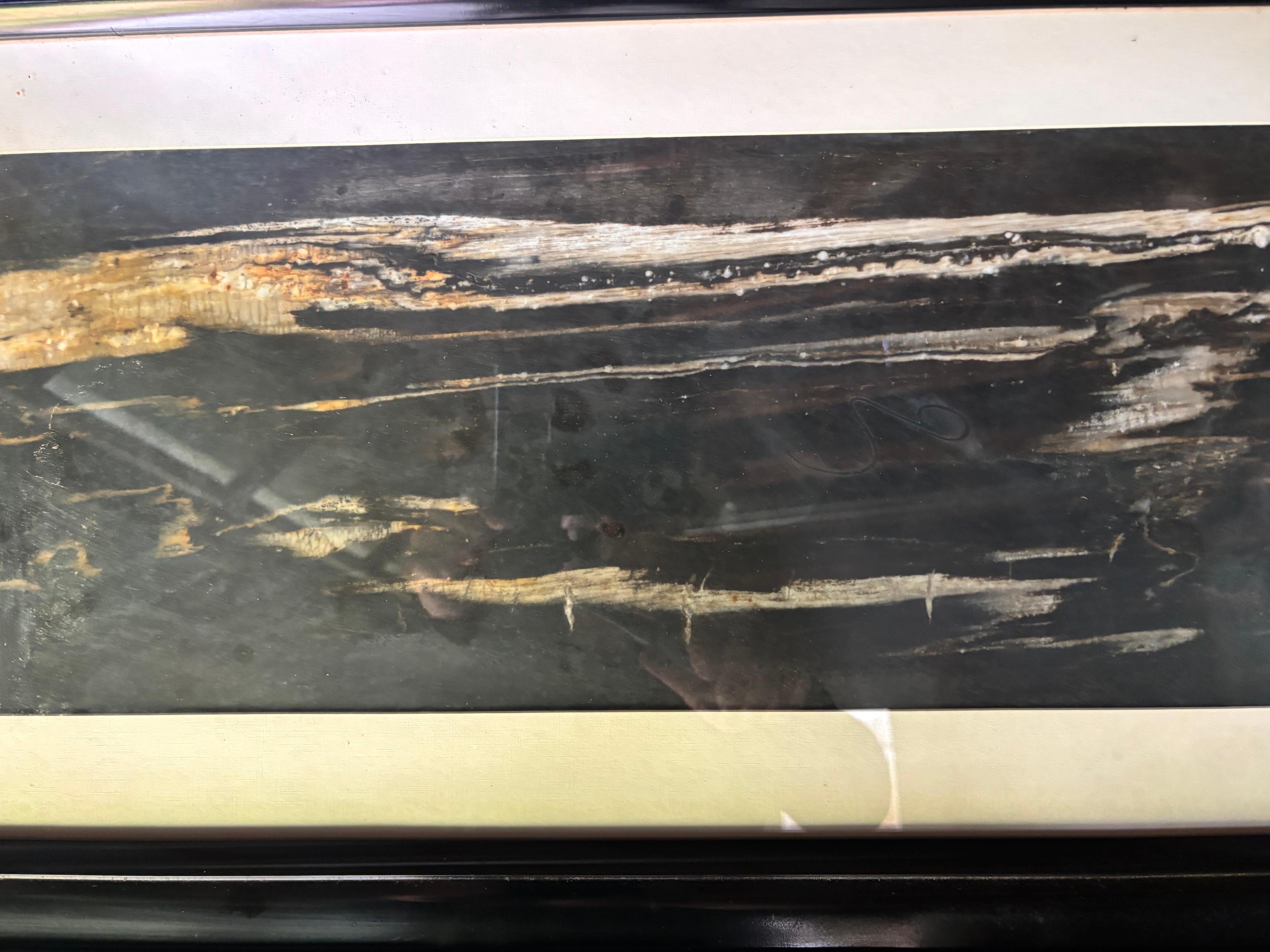 China Berg Meere und Schatten Natürlich  A. Stone Malerei (Handgeschnitzt) im Angebot