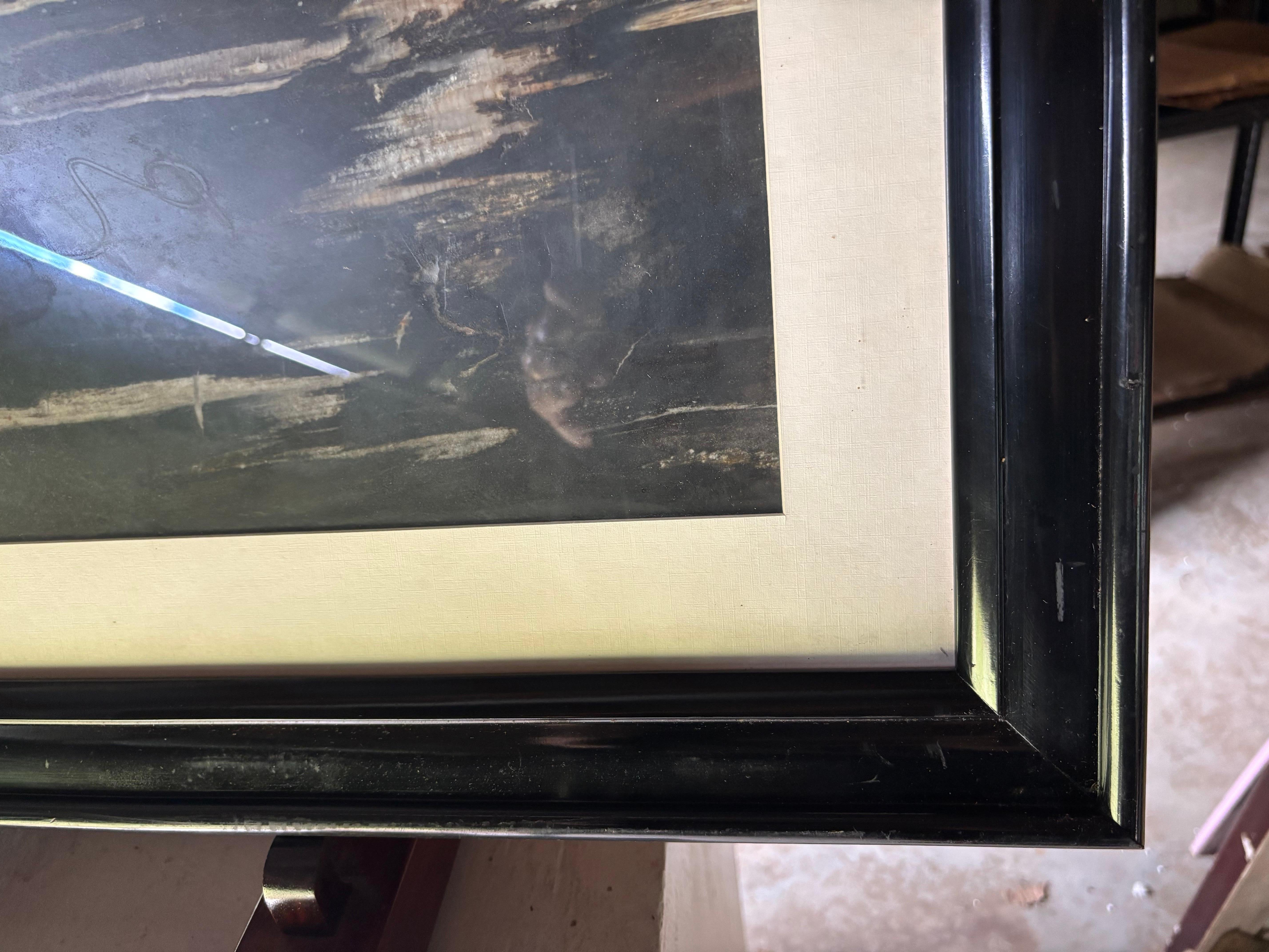 China Berg Meere und Schatten Natürlich  A. Stone Malerei (Marmor) im Angebot