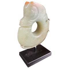 China Old Jade "Dragon" Ornament