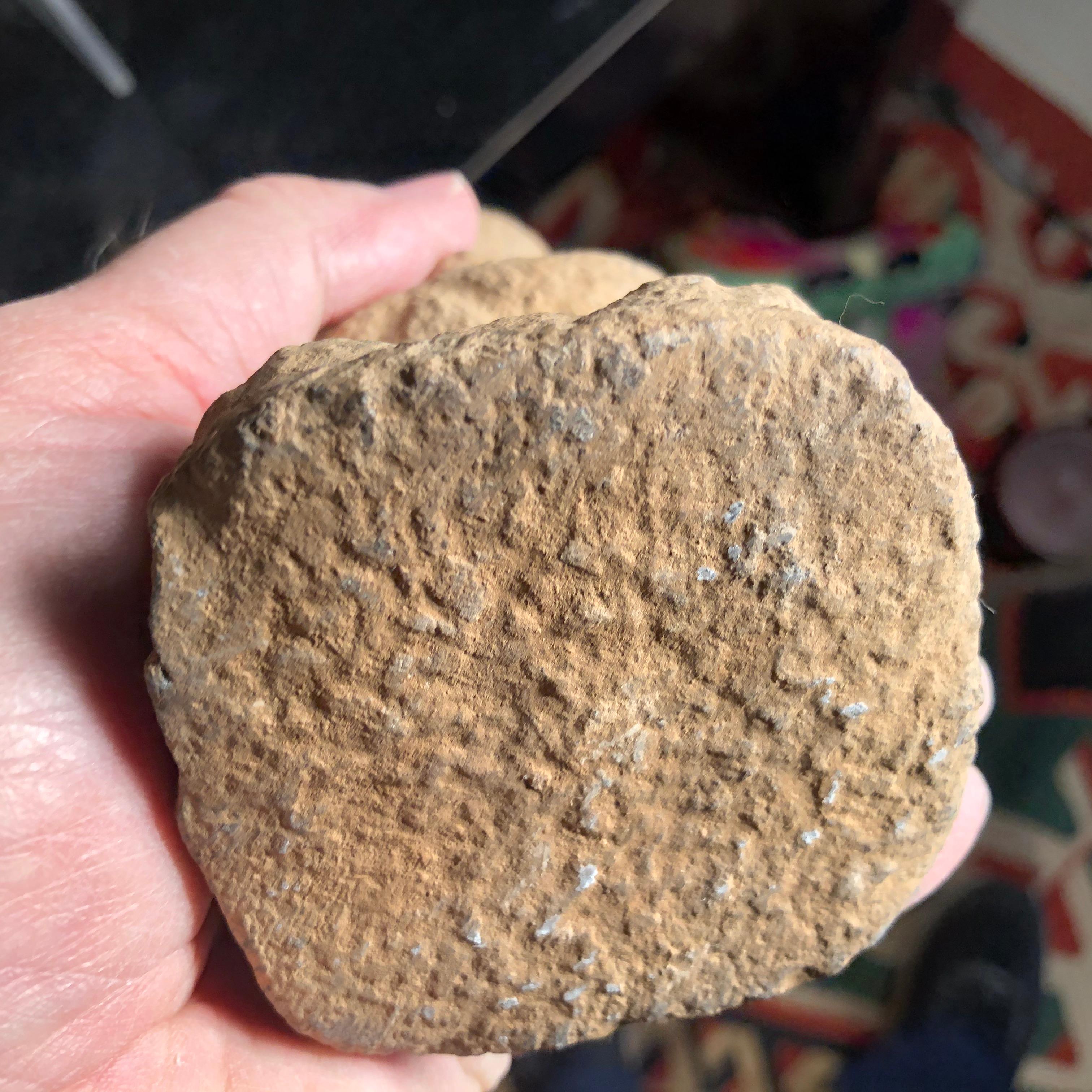China Pair of Small Hand Carved Stone 