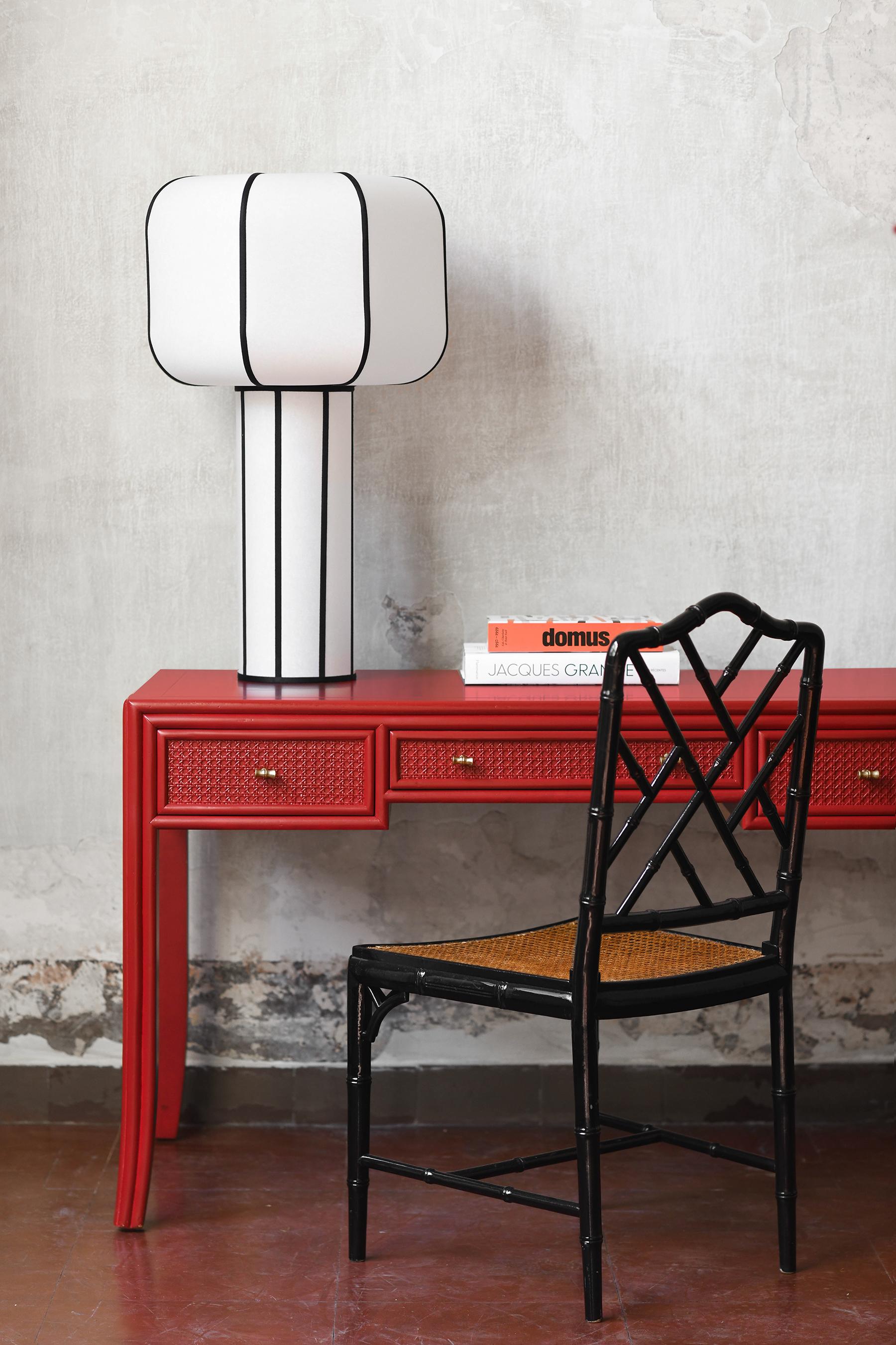 China red lacquered desk, Elinor and John McGuire for Lyda Levi 4