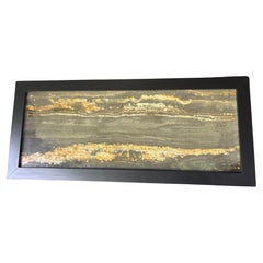 China Stunning Luminous White Bubbling Sea At Night Natural Stone "Painting"