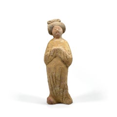 China. Terracotta Mingqi of Fat Lady, Tang dynastie, 700-750 AD