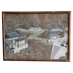 China Trade 18th – early 19th century Wallpaper Panel
