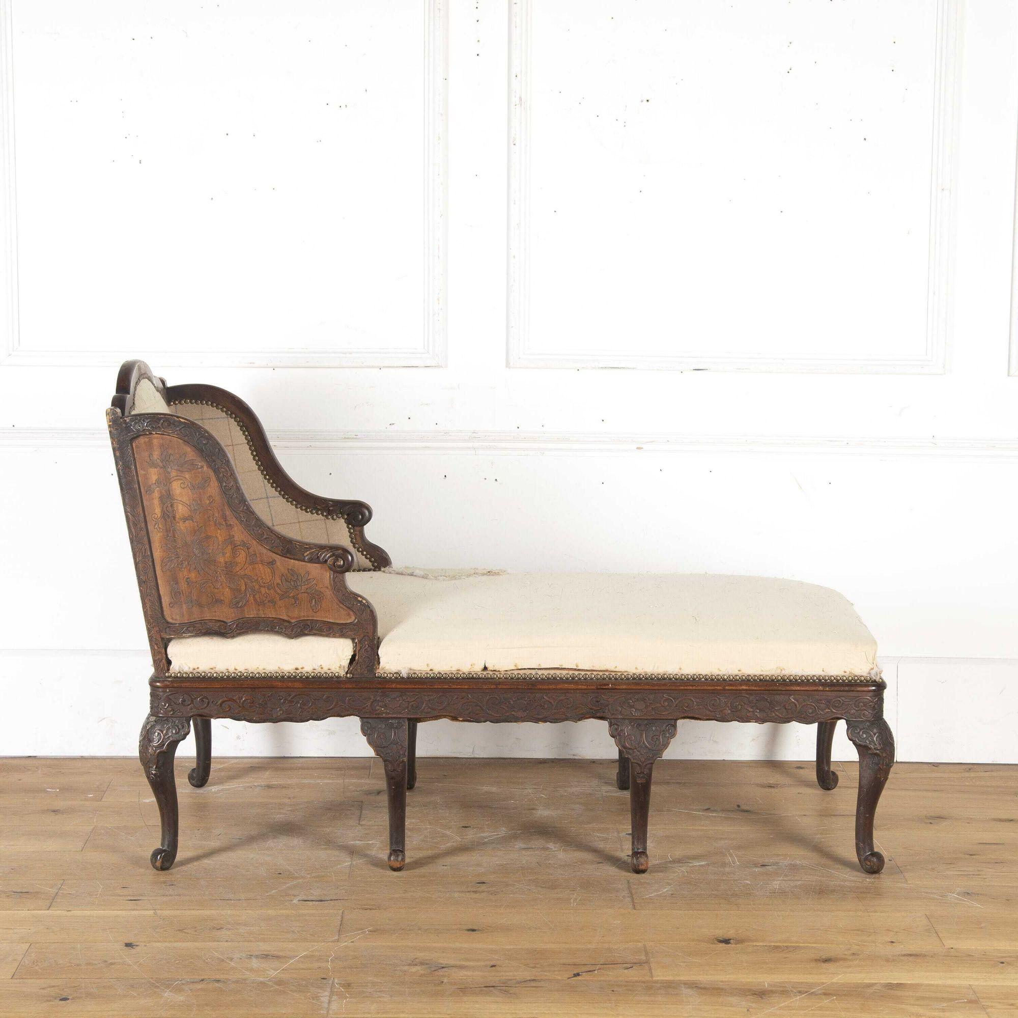 China Trade Carved Daybed For Sale 3