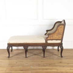 19th Century Chinese Trade Louis XV Style Chaise Longue