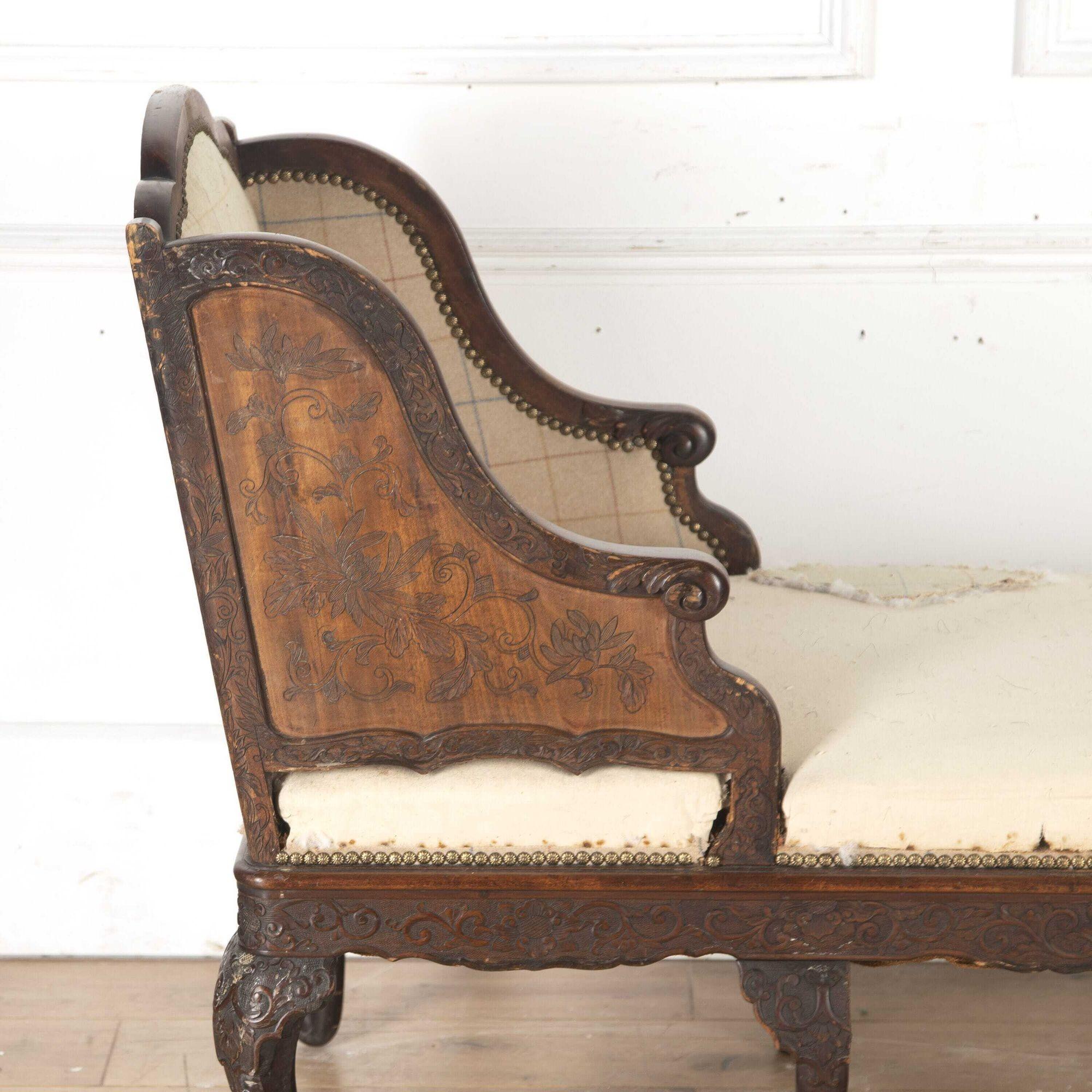 China Trade Carved Daybed For Sale 1