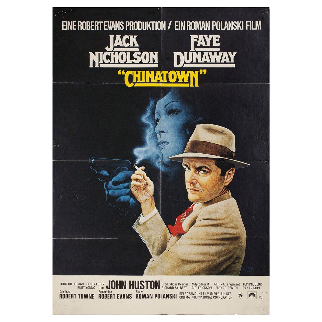 'Chinatown' 1974 German A1 Film Poster