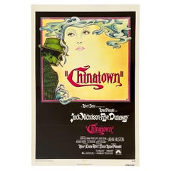 CHINATOWN Original Vintage 1 Sheet Classic Movie Poster NSS Style 1974