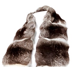 Chinchilla Fur Scarf circa 1980s