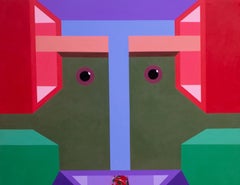 Channel of Intuition - 21st Century, Contemporary, Geometric Abstract, Colourful