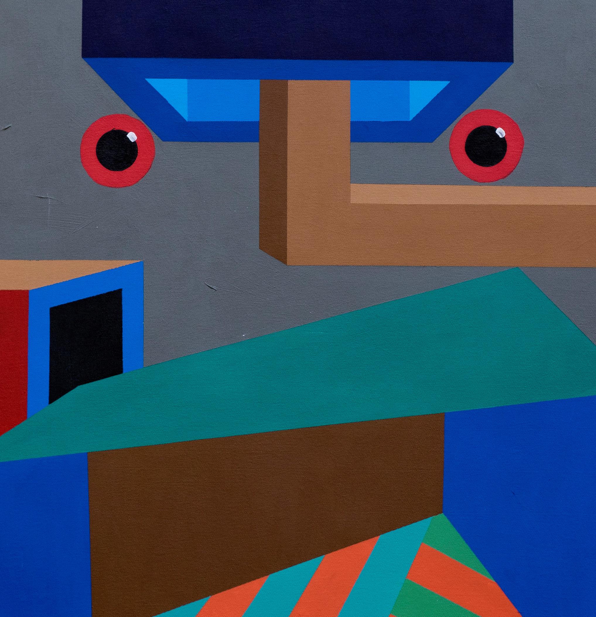 Planes of a Split Atom -21st Century, Contemporary, Geometric Abstract, Interior For Sale 1