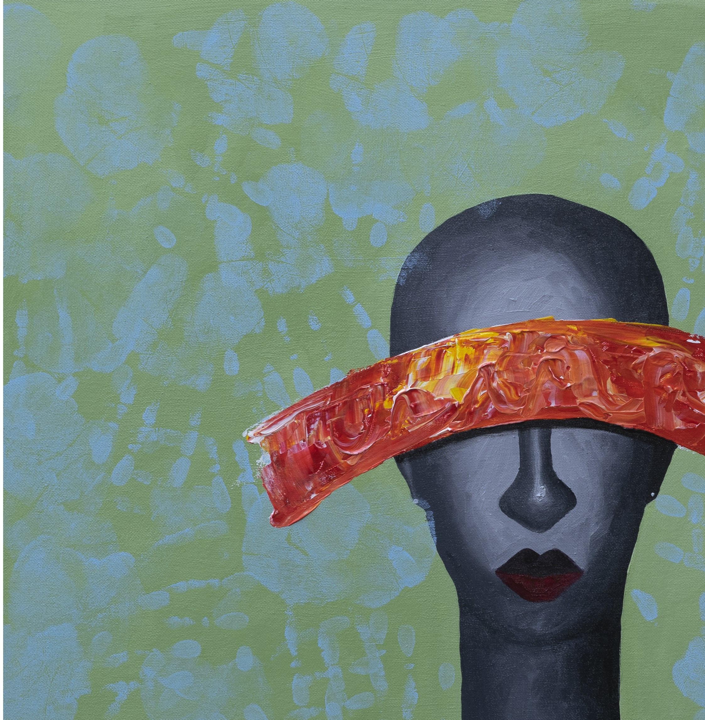 The Lost One 1 - Painting by Chinedu Chidebe