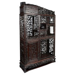 Chinese 19th Century Hardwood shelves