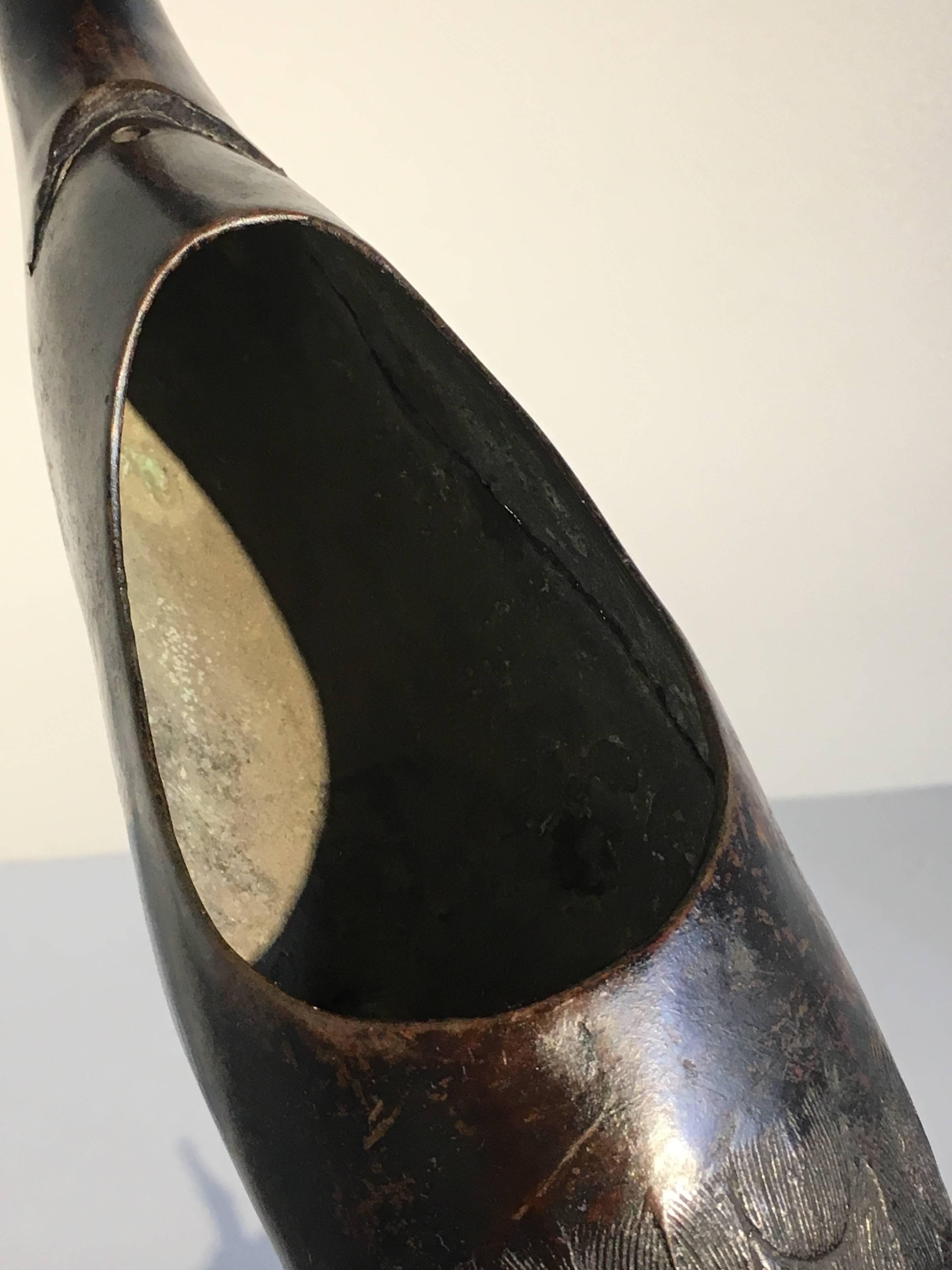 Encensoir chinois en bronze en forme de grue:: dynastie Qing:: XIXe siècle 12