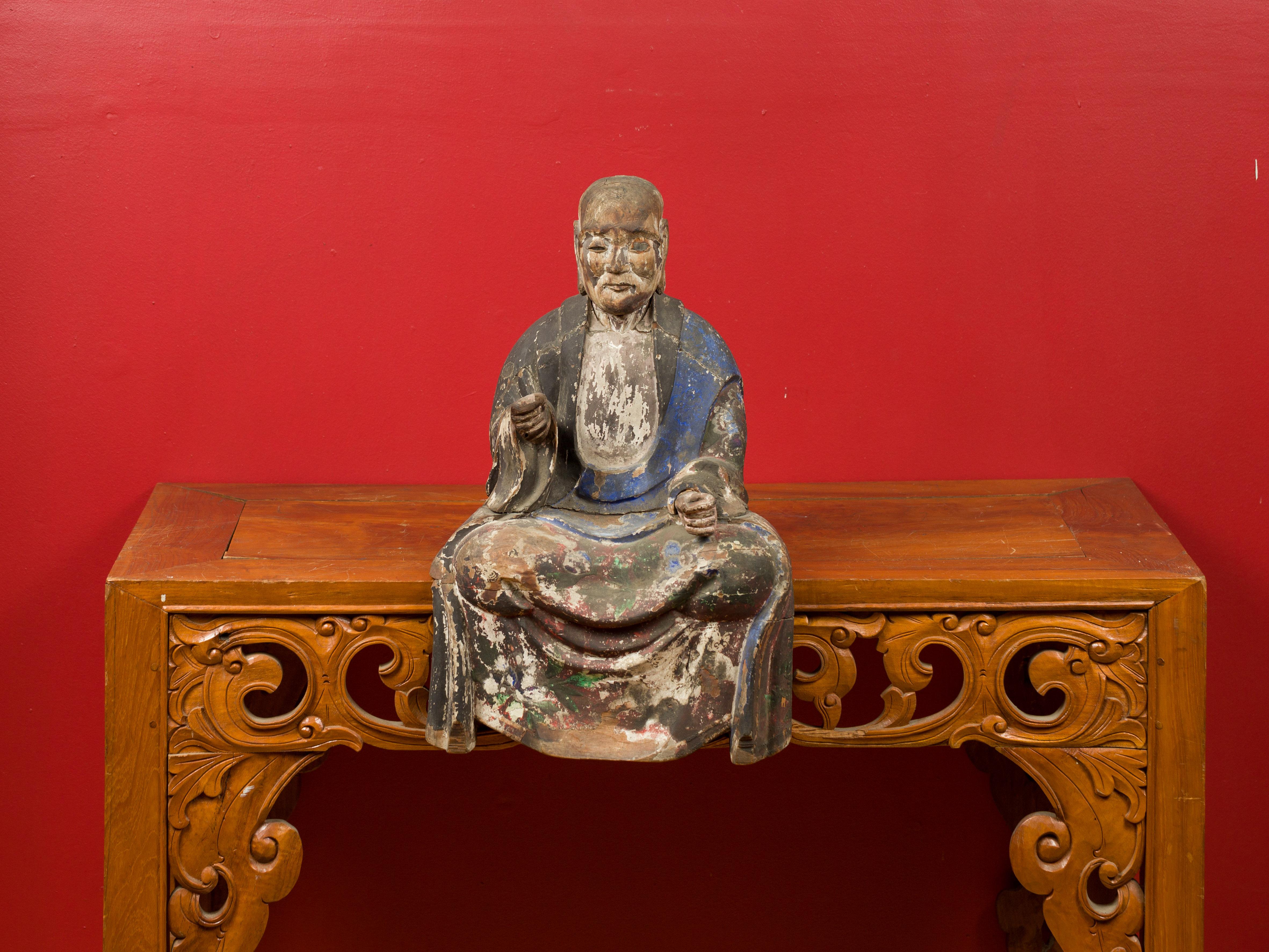 iron man buddhist statue