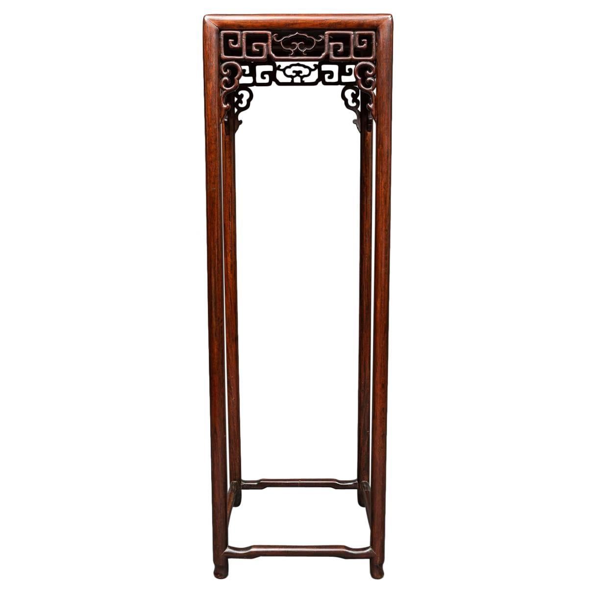 Chinese 19th Century Tall Stand