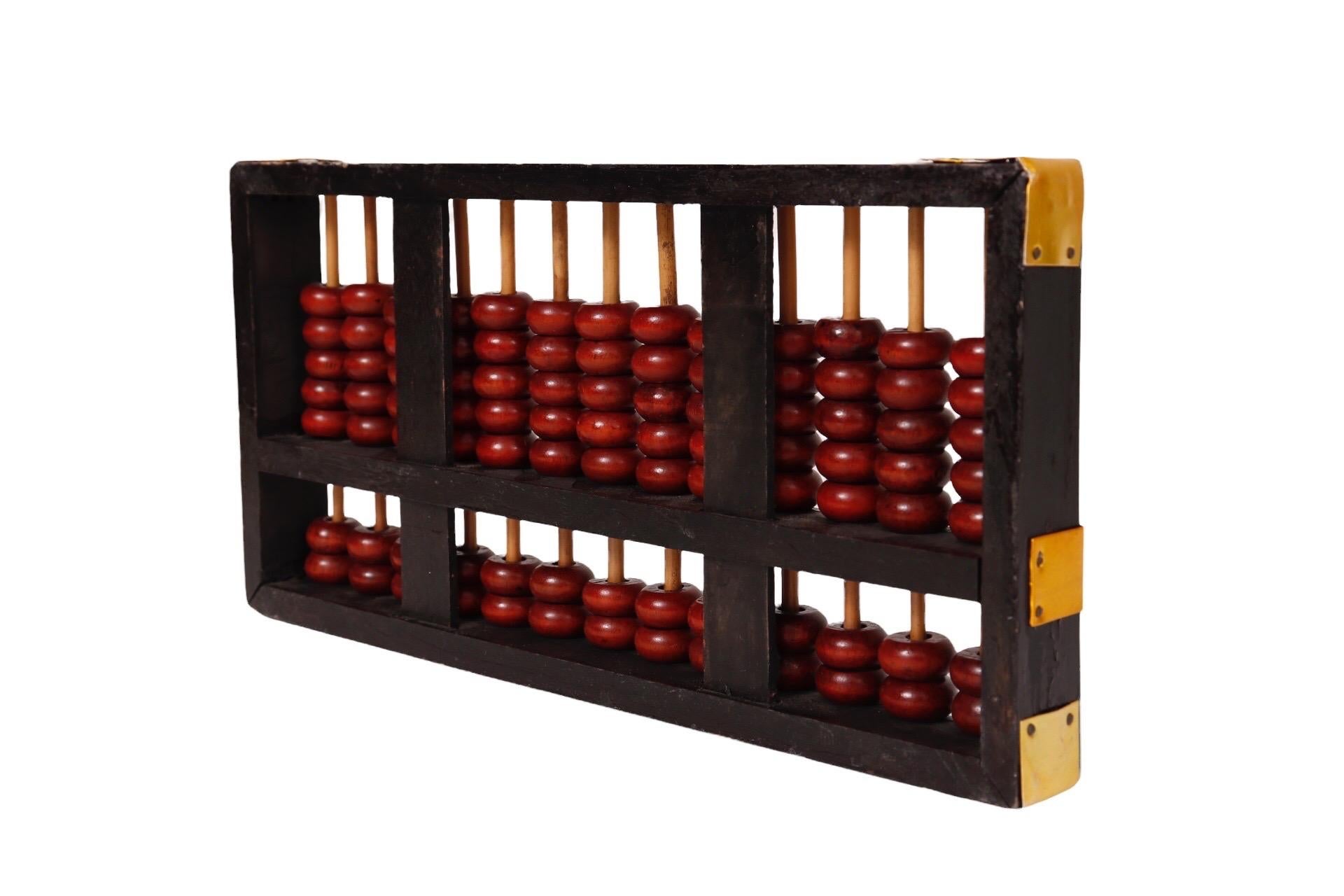 Chinoiserie Chinese Abacus Made by Lotus Flower