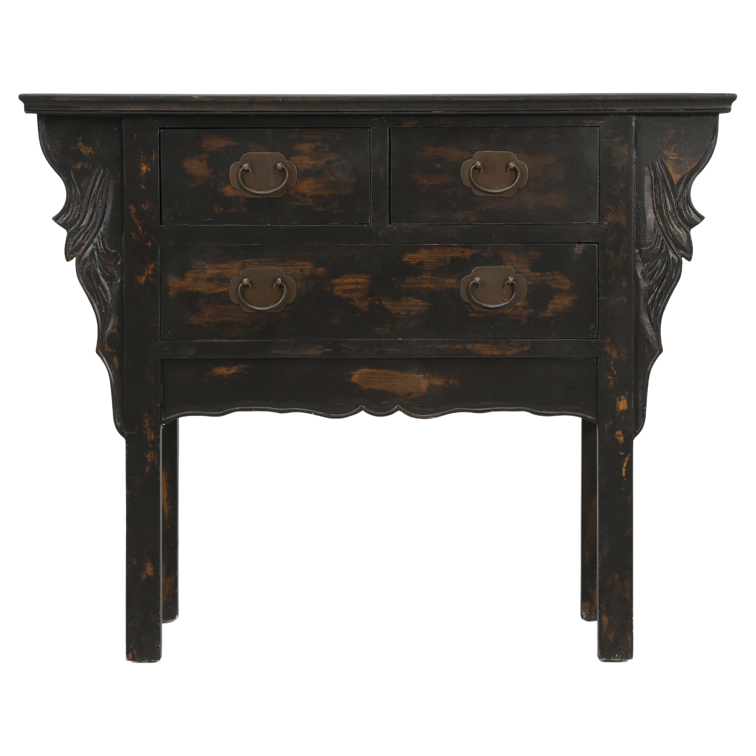 Chinese Altar Table in a Distressed Finish