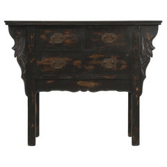 Vintage Chinese Altar Table in a Distressed Finish