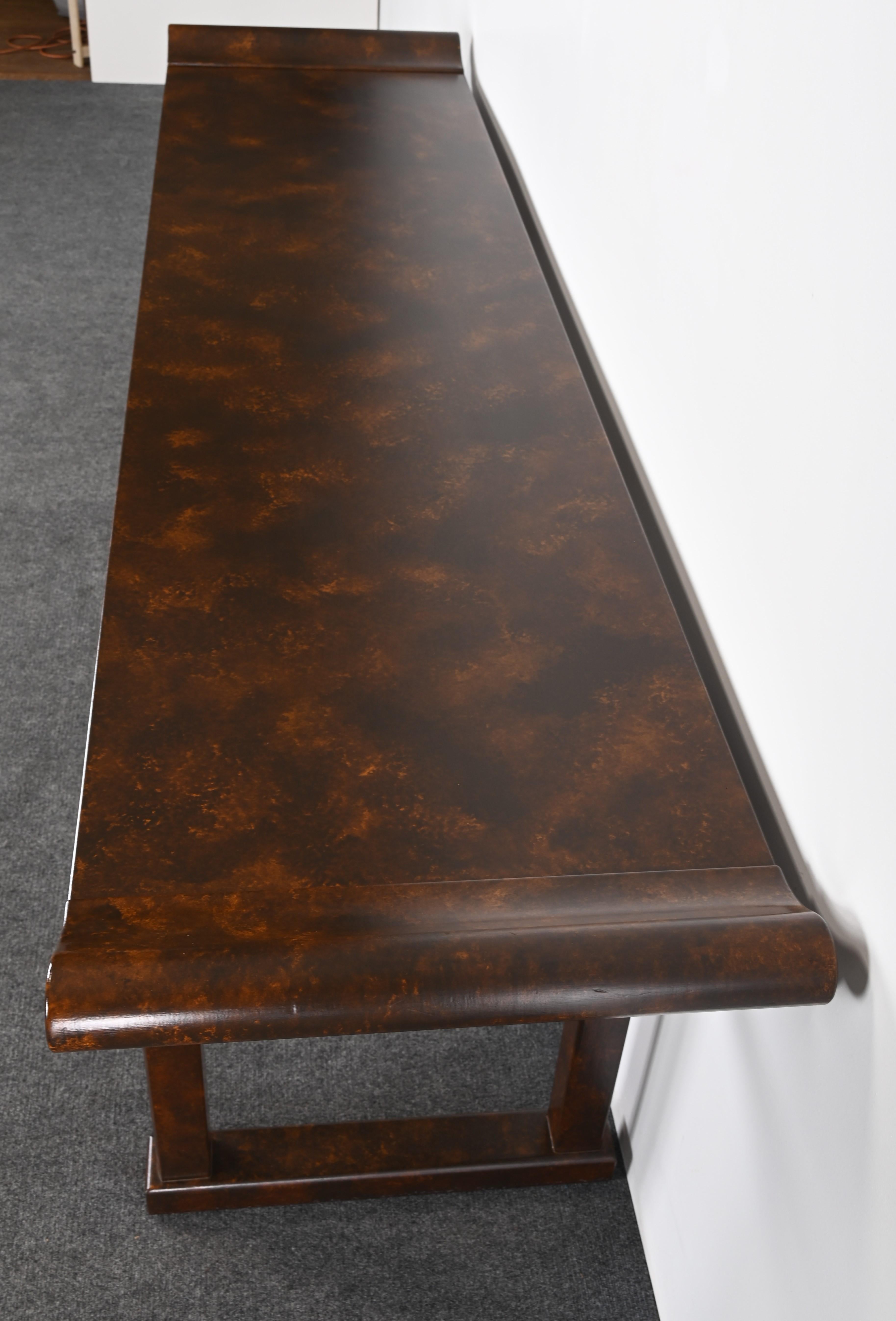 Chinese Altar Table in Tortoise Shell in the manner of Baker, 1980s For Sale 4