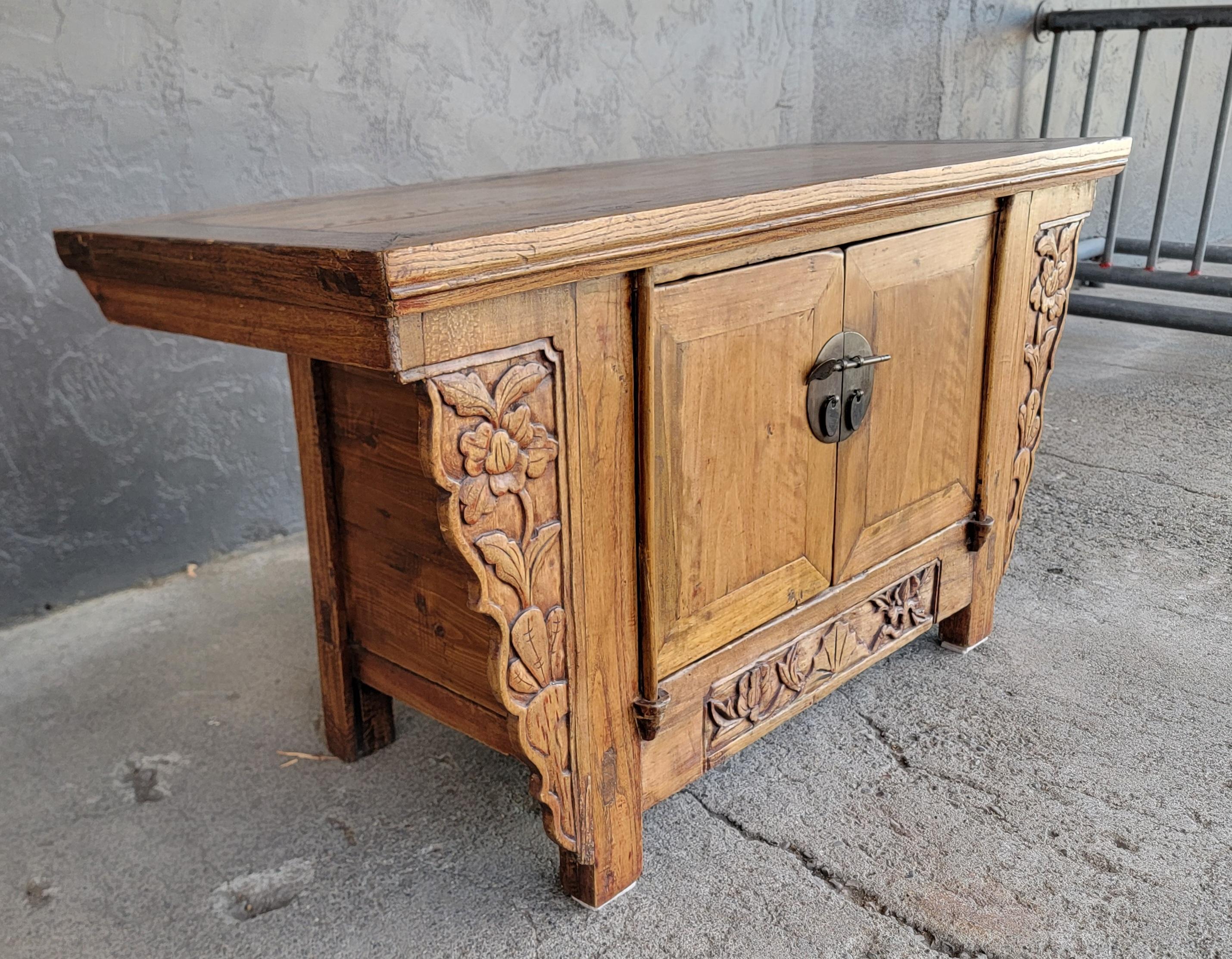 Wood Chinese Alter Cabinet / Table For Sale