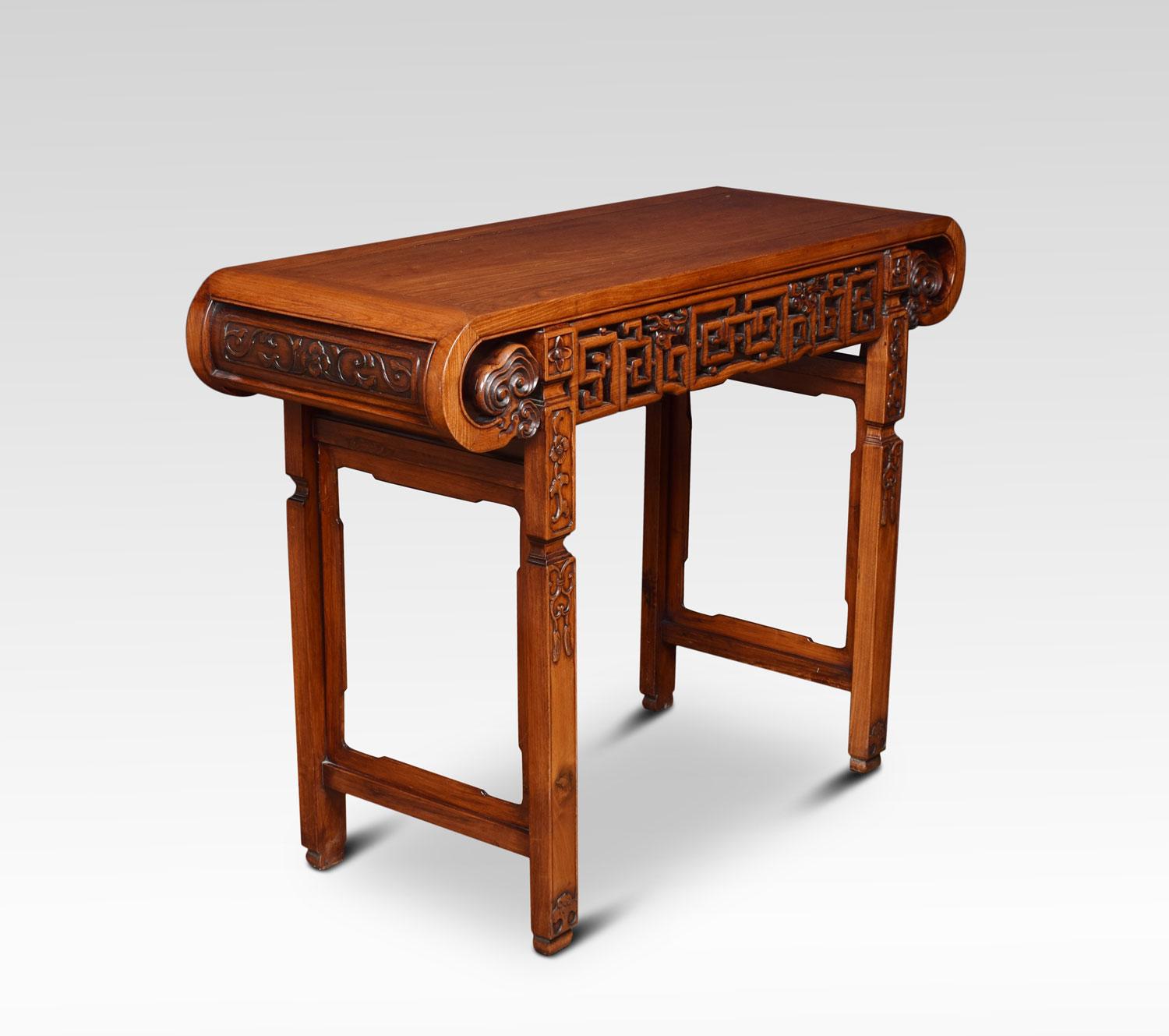 Hardwood Chinese Alter Table For Sale
