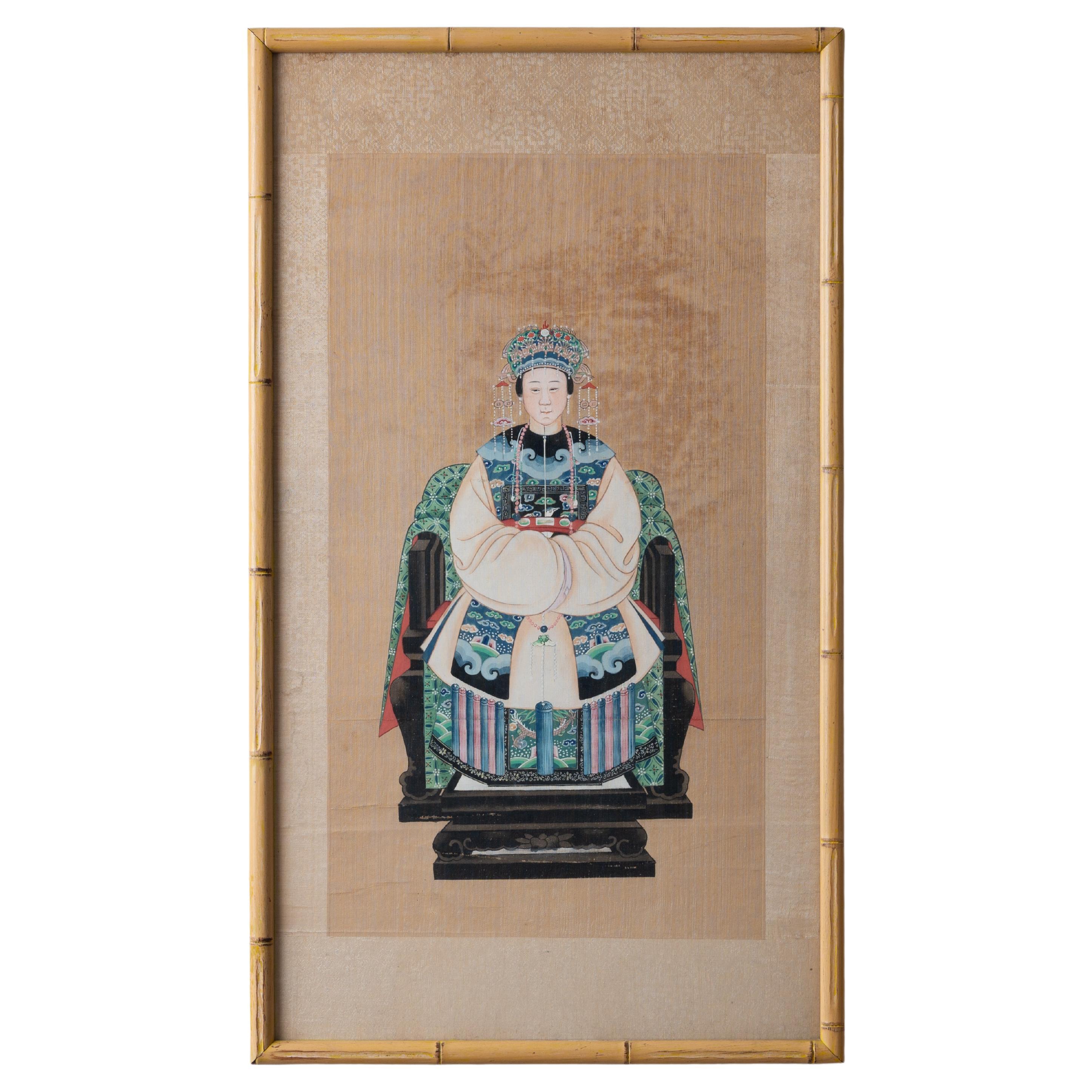 Peinture d'ancêtre chinois
