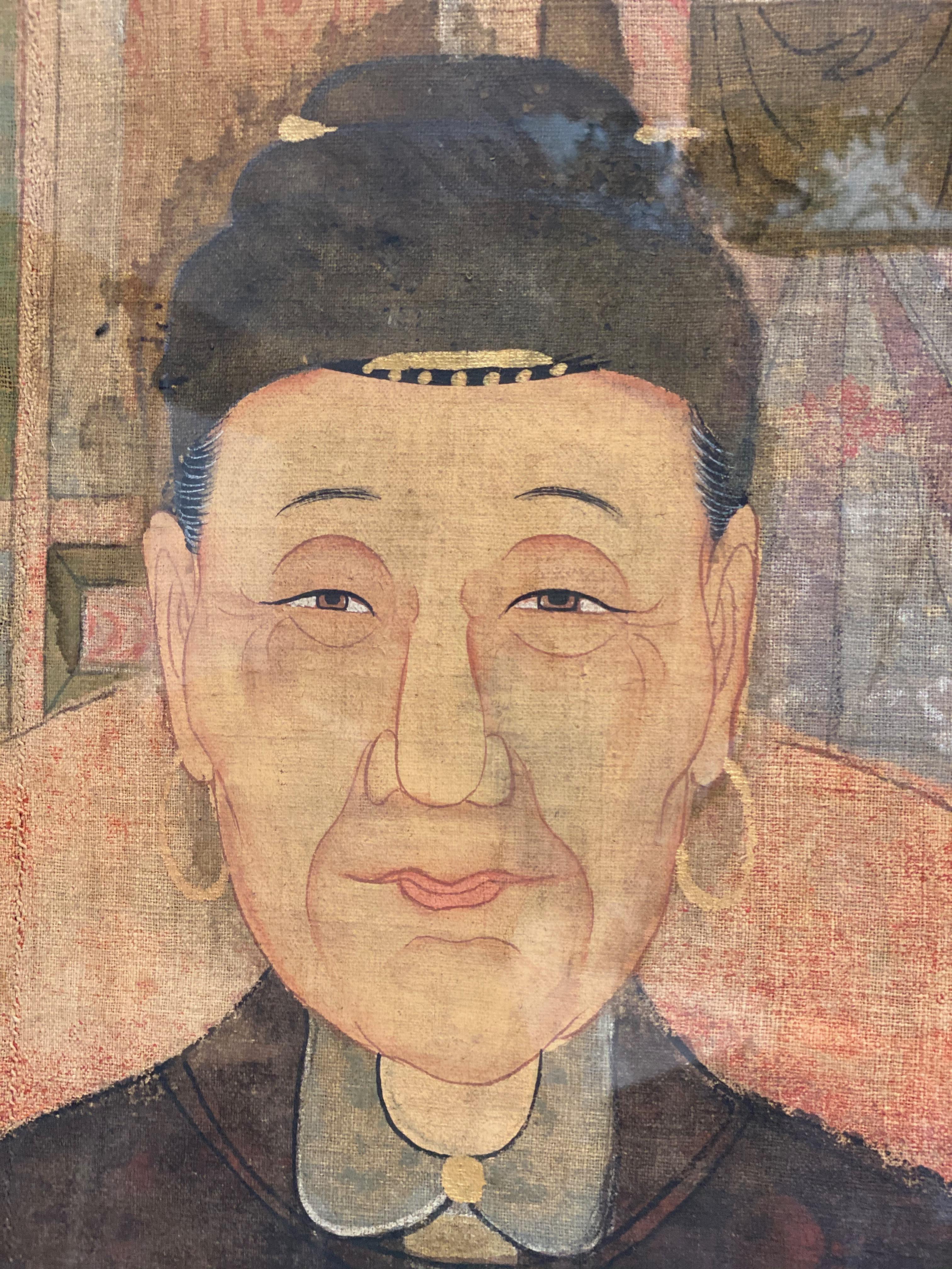 Chinese Ancestor Portrait For Sale 3